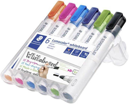 Picture of ST WHITEBOARD MARKER BULLET PACK X6